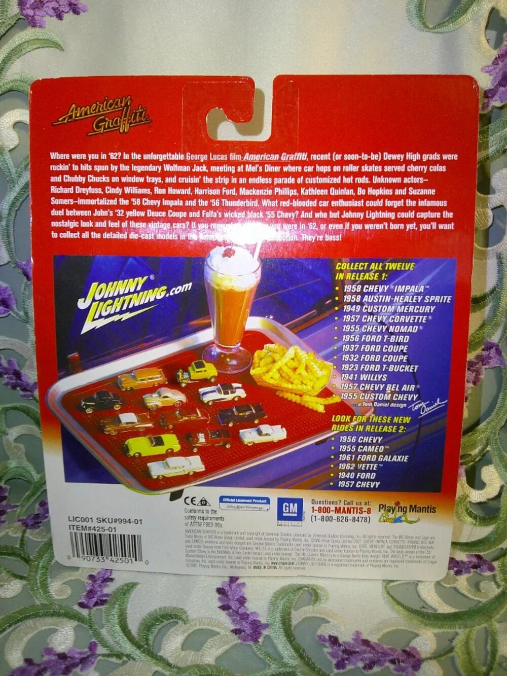 1:64 Johnny Lightning American Graffiti 1941 Willys Coupe New in Package
